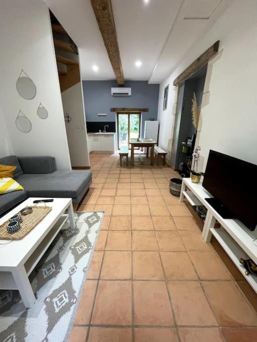 Superbe Appartement Cosy Avec Jardin Nîmes Extérieur photo